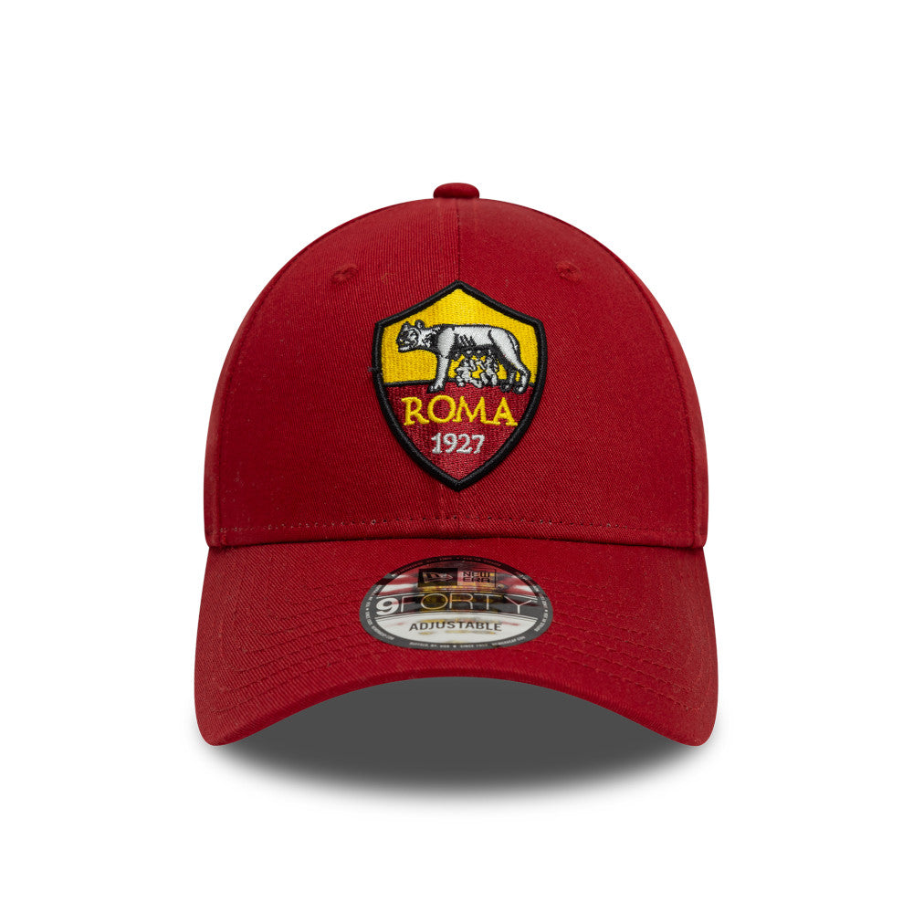 AS Roma Hat - Dark Red Serie A 9Forty Strapback Cap - New Era